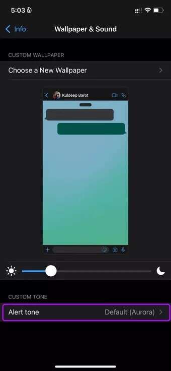 custom-altert-tone-for-whatsapp-contact_7c4a12eb7455b3a1ce1ef1cadcf29289-1-340x736 كيفية تعيين أصوات إشعارات مخصصة لتطبيقات المراسلة على iPhone