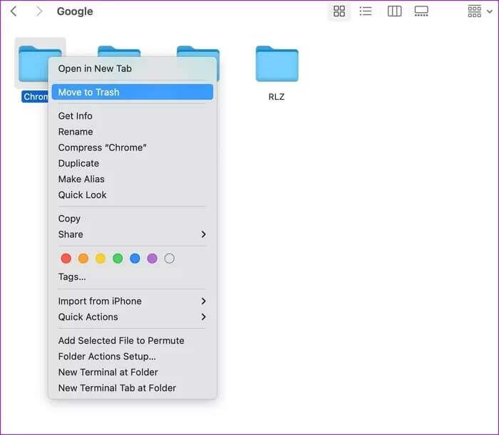 delete-chrome-folder_935adec67b324b146ff212ec4c69054f-700x611 أفضل 7 طرق لإصلاح عدم عمل Google Chrome على Mac