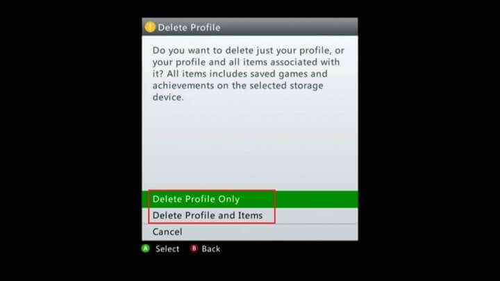 delete-profile-only-720x405-1-720x405 كيفية إصلاح استمرار Xbox One في تسجيل الخروج