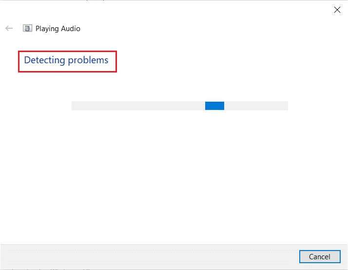 detecting-problems-by-Playing-Audio-troubleshooter-2-714x555 كيفية إصلاح عدم عمل خدمة الصوت على Windows 10