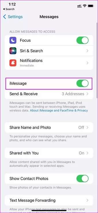 disable-iMessage_2021-12-24-080111_7c4a12eb7455b3a1ce1ef1cadcf29289-340x736 أفضل 8 طرق لإصلاح عدم استقبال هاتف Android للرسائل