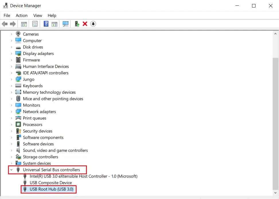 double-click-on-Universal-serial-bus-controllers-and-select-USB-Root-Hub-driver-in-Device-Manager-973x693 إصلاح عدم عمل وضع السكون في Windows 10