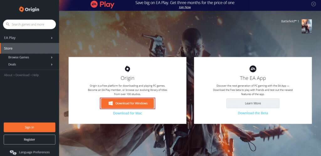 download-origin-from-official-website-1024x498-1-1024x498 كيفية إصلاح عدم فتح Origin على Windows 10