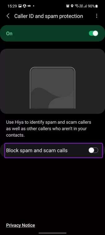 enable-block-spam-calls-block-contacts-on-Android_7c4a12eb7455b3a1ce1ef1cadcf29289-340x756 كيفية حظر جهات الاتصال والمتصلين غير المعروفين على Android