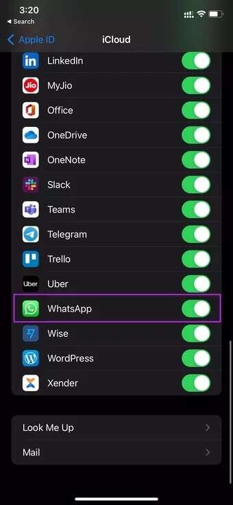 enable-whatsapp_7c4a12eb7455b3a1ce1ef1cadcf29289-340x736 أفضل 6 طرق لإصلاح عدم عمل النسخ الاحتياطي لـ WhatsApp على iCloud