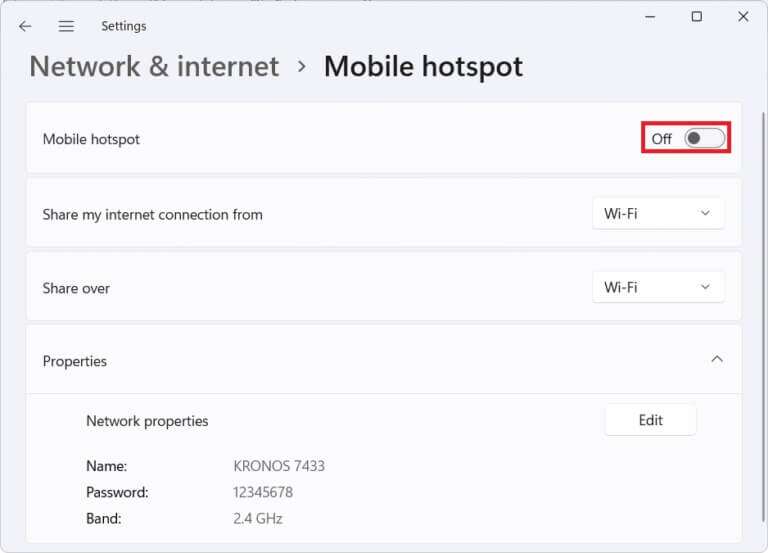 كيفية تمكين أو تعطيل Mobile Hotspot في نظام التشغيل Windows 11 - %categories