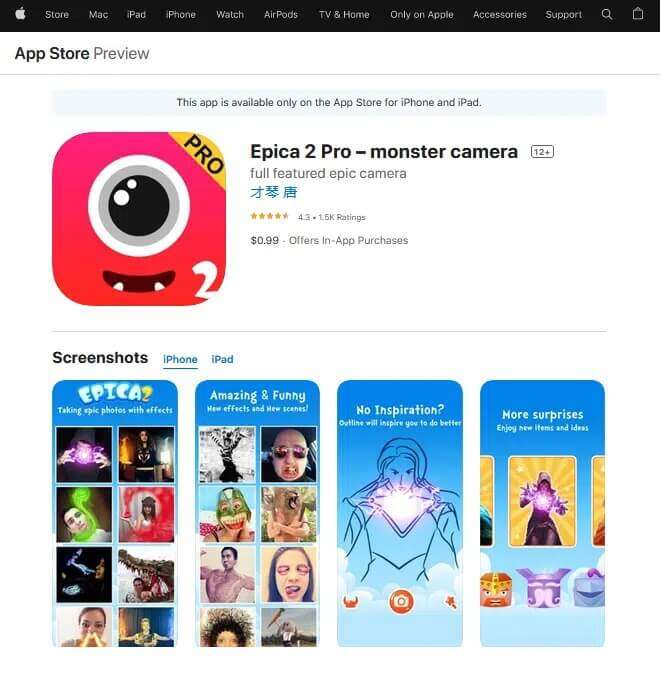 epica-2-661x677 أفضل 9 تطبيقات لتأثيرات الصور المضحكة