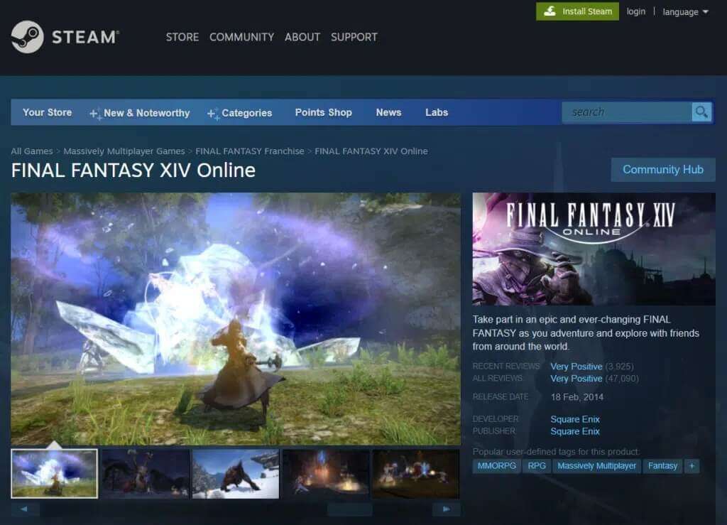 final-fantasy-xiv-online-steam-page-1024x739-1-1024x739 دعم Final Fantasy XIV لنظام التشغيل Windows 11