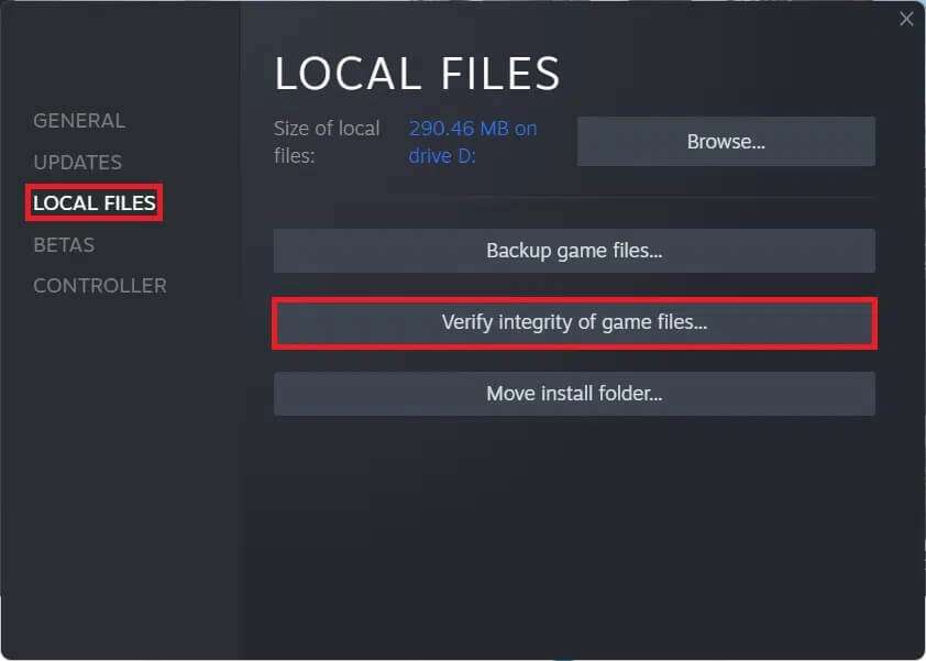 go-to-LOCAL-FILES-and-select-Verify-Integrity-of-game-files...-in-Steam-game-properties-Windows-11-842x601 إصلاح عدم تحميل تخصيص Halo Infinite في Windows 11