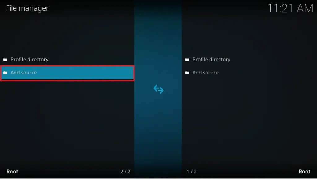 go-to-file-manager-double-click-on-add-source-fro-1024x580-1-1024x580 إصلاح عدم عمل Kodi Mucky Duck Repo