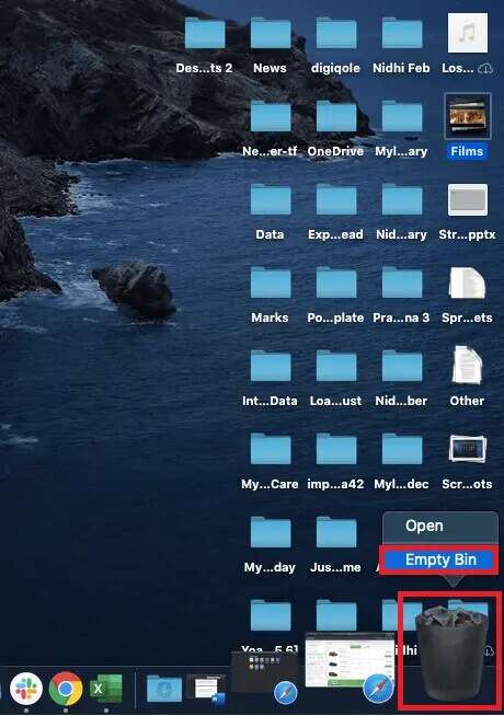 go-to-the-trash-icon-right-click-on-it-and-select-empty-trash-option.-460x654 كيفية إصلاح عدم عمل الميكروفون على Mac