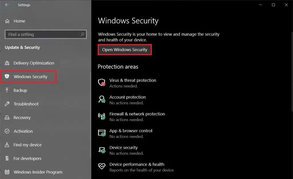 go-to-windows-security-page-and-click-on-the-open-1-1024x627-1-1024x627 إصلاح رمز الخطأ Steam e502 l3 في Windows 10
