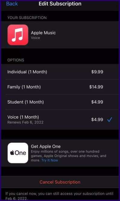 أفضل 3 طرق لإلغاء خطة Apple Music Voice على iPhone - %categories