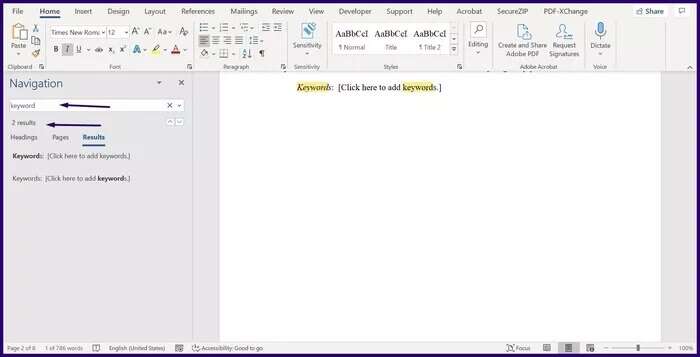 كيفية البحث عن النص واستبداله ( البحث والاستبدال ) في Microsoft Word - %categories