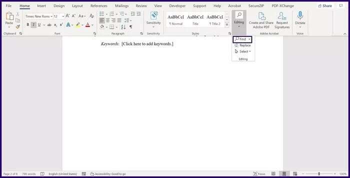 كيفية البحث عن النص واستبداله ( البحث والاستبدال ) في Microsoft Word - %categories