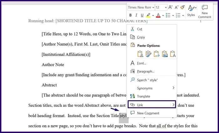 كيفية إدارة الإشارات المرجعية في Microsoft Word - %categories