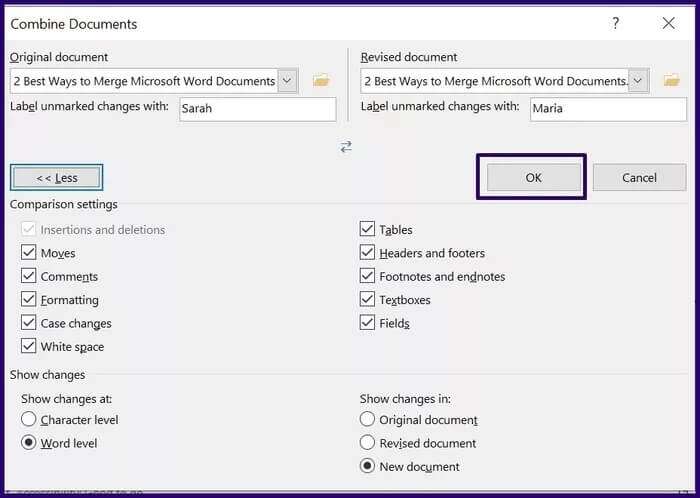 أفضل طريقتين لدمج مستندات Microsoft Word - %categories