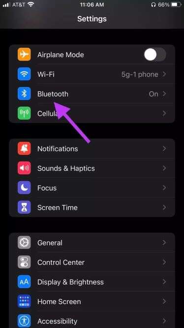 iPhone-Settings-Bluetooth_935adec67b324b146ff212ec4c69054f-374x666 9 من أفضل ميزات AirPods Pro التي يجب عليك استخدامها