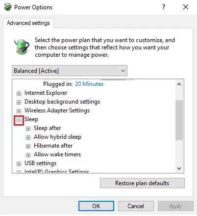 in-the-following-window-click-on-the-icon-next-402x442 إصلاح عدم عمل وضع السكون في Windows 10