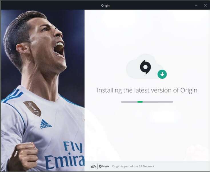 installing-latest-version-of-origin-735x600-2-735x600 كيفية إصلاح عدم فتح Origin على Windows 10