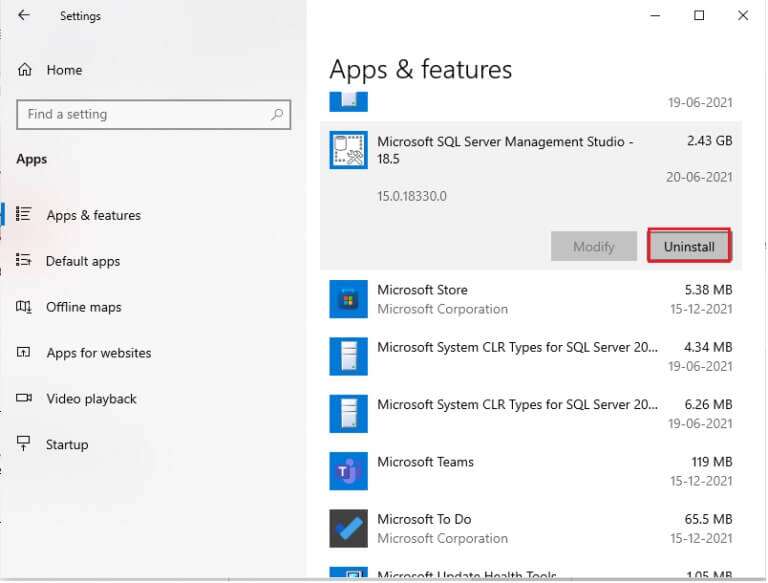 locate-and-click-the-recent-software-installed-and-768x583-1-768x583 كيفية إصلاح عدم فتح Steam على Windows 10