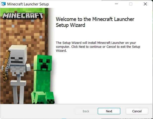 minecraft-launcher-installer-in-action-618x483 كيفية إصلاح خطأ Minecraft 0x803f8001 في Windows 11