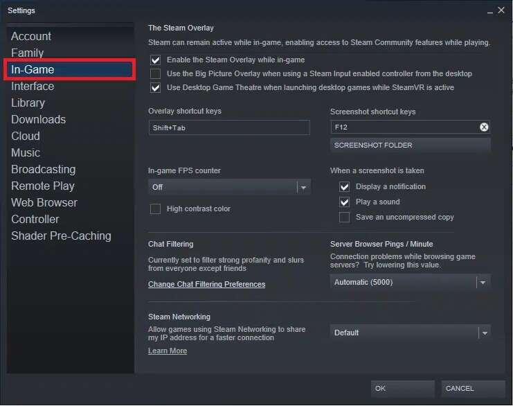 كيفية تعطيل Steam Overlay في Windows 10 - %categories