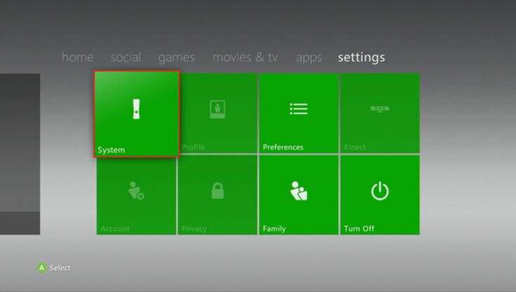 navigate-to-settings-in-your-xbox-console-and-sele-735x416-1-735x416 كيفية إصلاح استمرار Xbox One في تسجيل الخروج
