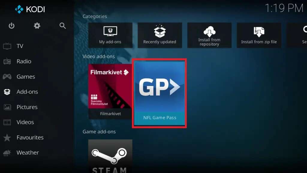 nfl-game-pass-1024x576-1-1024x576 كيفية مشاهدة NFL على Kodi