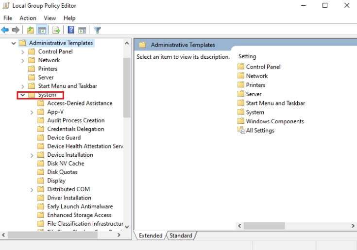 now-click-on-system-to-expand-735x515-1-735x515 إصلاح خطأ الكمبيوتر الذي لم تتم إعادة مزامنته نظرًا لعدم توفر بيانات الوقت