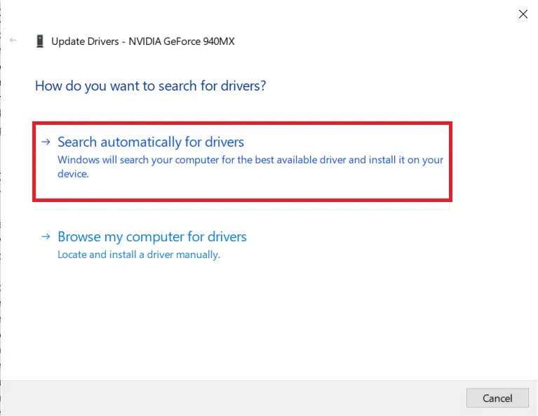 now-select-search-automatically-for-drivers-767x593 إصلاح استمرار تعطل Kodi عند بدء التشغيل
