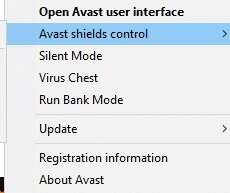 now-select-the-avast-shields-control-option-and-1-1-230x193 كيفية إصلاح خطأ Origin 9: 0 في Windows 10
