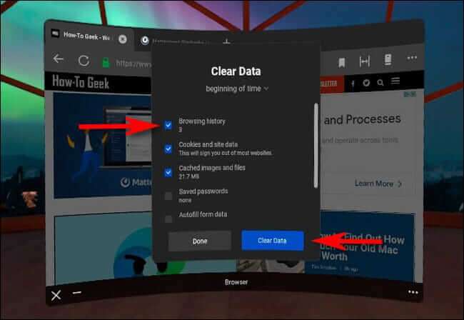 كيفية مسح سجل المتصفح الخاص بك على Oculus Quest 2 - %categories
