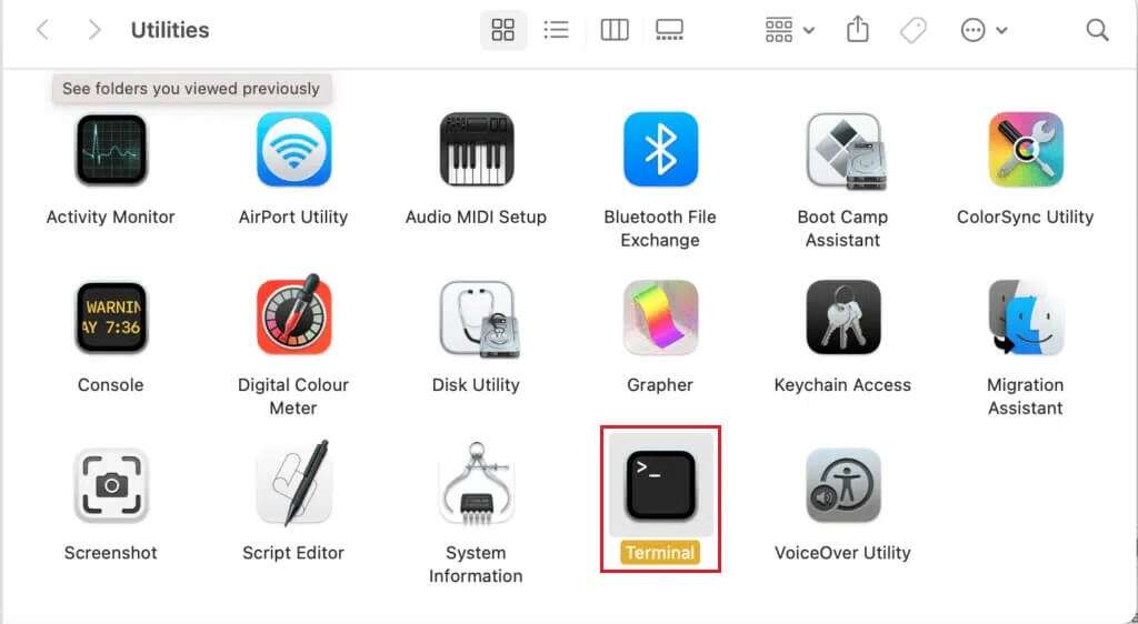 open-Terminal-from-Utilities-MacBook-1024x562 كيفية إصلاح عدم عمل الميكروفون على Mac