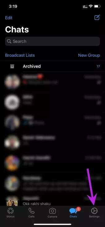 open-WhatsApp-settings_2021-12-29-100111_7c4a12eb7455b3a1ce1ef1cadcf29289-340x736 أفضل 6 طرق لإصلاح عدم عمل النسخ الاحتياطي لـ WhatsApp على iCloud