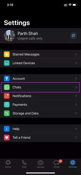 open-chat-menu_7c4a12eb7455b3a1ce1ef1cadcf29289-1-340x736 أفضل 6 طرق لإصلاح عدم عمل النسخ الاحتياطي لـ WhatsApp على iCloud