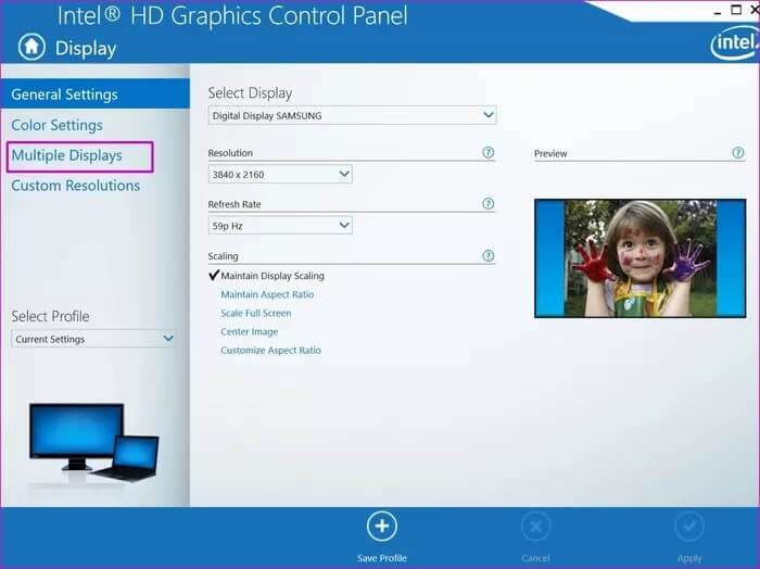 open-multiple-displays-option-windows-11-not-detecting-HDMI-monitor_935adec67b324b146ff212ec4c69054f-700x524 أفضل 6 إصلاحات لـ Windows 11 الذي لا يكتشف تلفزيون / شاشة HDMI