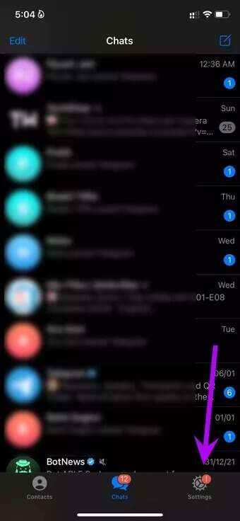 open-telegram-settings_7c4a12eb7455b3a1ce1ef1cadcf29289-340x736 كيفية تعيين أصوات إشعارات مخصصة لتطبيقات المراسلة على iPhone