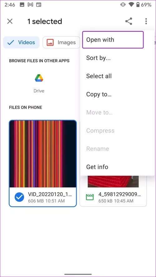open-video-with-telegram-videos-not-playing-on-android_40dd5eab97016030a3870d712fd9ef0f-500x889 أفضل 3 طرق لإصلاح عدم تشغيل مقاطع فيديو Telegram على نظام Android