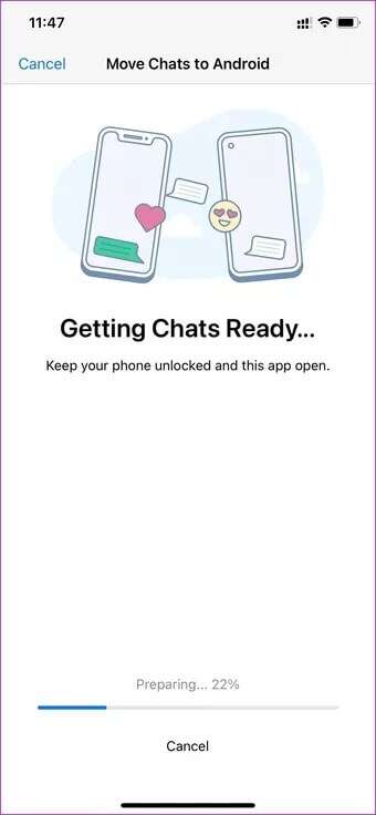 preparing-iPhone-to-move-data_7c4a12eb7455b3a1ce1ef1cadcf29289-340x736 كيفية نقل دردشة WhatsApp من iPhone إلى Android