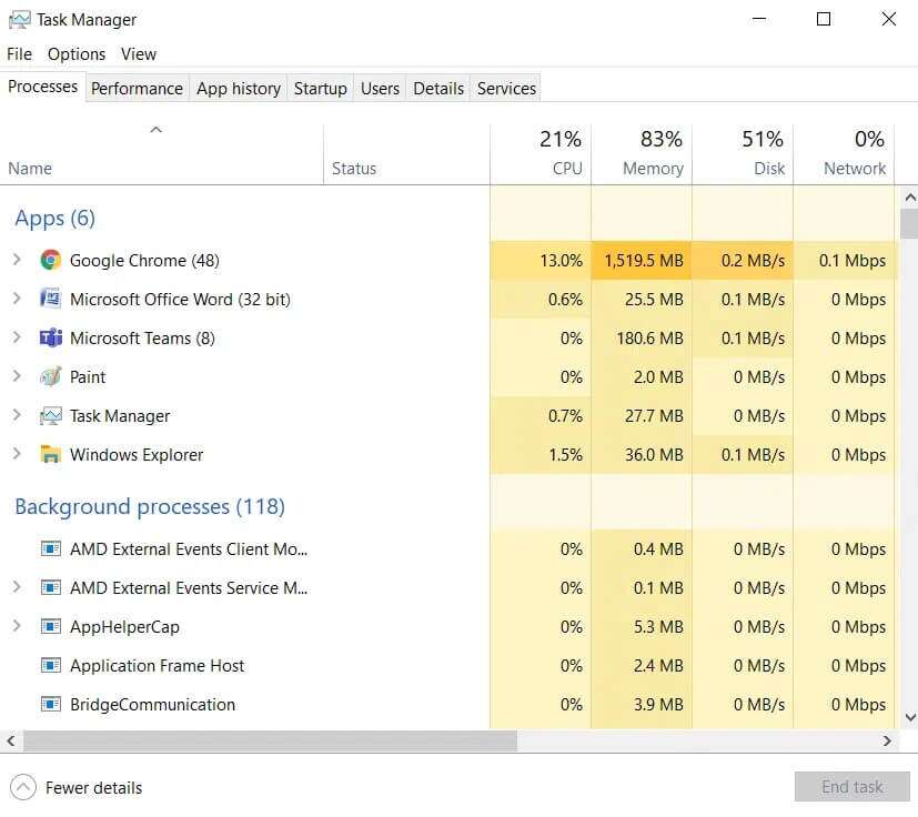 press-ctrl-shift-esc-to-open-task-manager-827x736 كيفية إصلاح برنامج Elara الذي يمنع إيقاف التشغيل