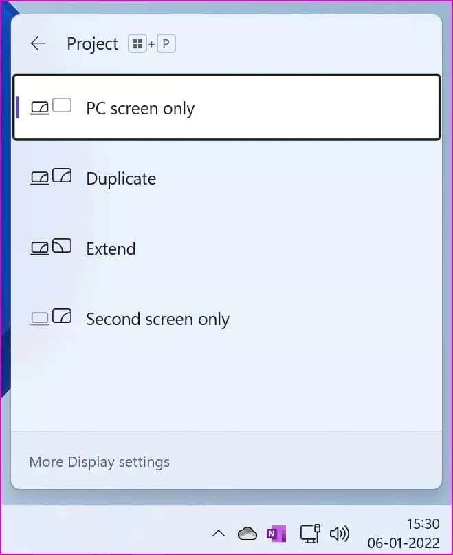 projection-options-windows-11-not-detecting-HDMI-monitor_4d470f76dc99e18ad75087b1b8410ea9-659x806 أفضل 6 إصلاحات لـ Windows 11 الذي لا يكتشف تلفزيون / شاشة HDMI