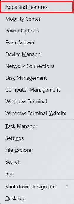 quick-link-menu-2-251x691 كيفية تعطيل أداة القطع في Windows 11