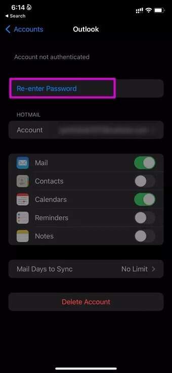 re-enter-password-fix-mail-keeps-asking-for-password_7c4a12eb7455b3a1ce1ef1cadcf29289-340x736 أفضل 7 طرق لإصلاح استمرار البريد في طلب كلمة المرور على iPhone