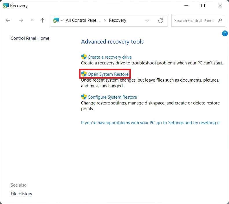 recovery-window-791x703 إصلاح خطأ الوصول غير الصحيح إلى موقع الذاكرة في Valorant