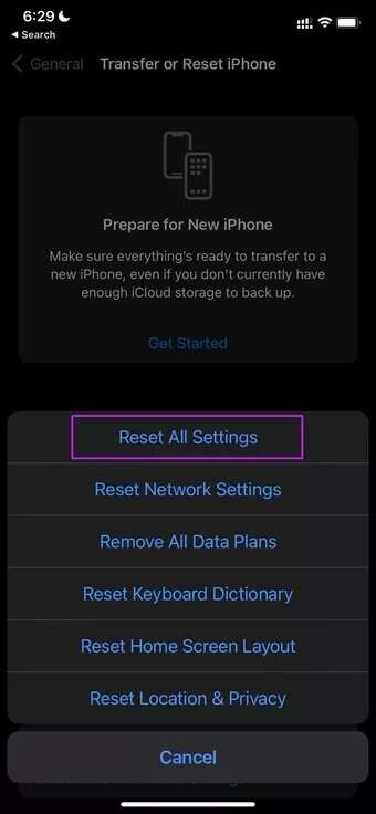 reset-settings-on-iPhone_7c4a12eb7455b3a1ce1ef1cadcf29289-340x736 أفضل 10 طرق لإصلاح مشكلة عدم إرسال ​Apple Reminders للإشعارات