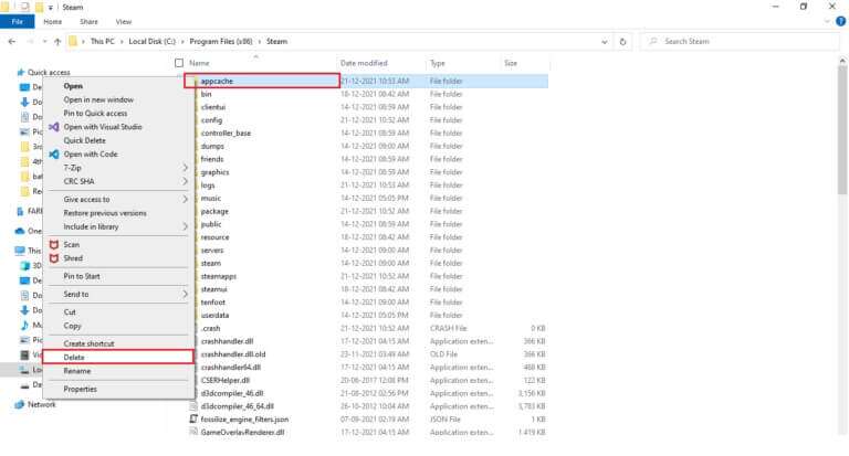 right-click-on-the-appcache-folder-and-choose-dele-768x413-1-768x413 كيفية إصلاح عدم فتح Steam على Windows 10