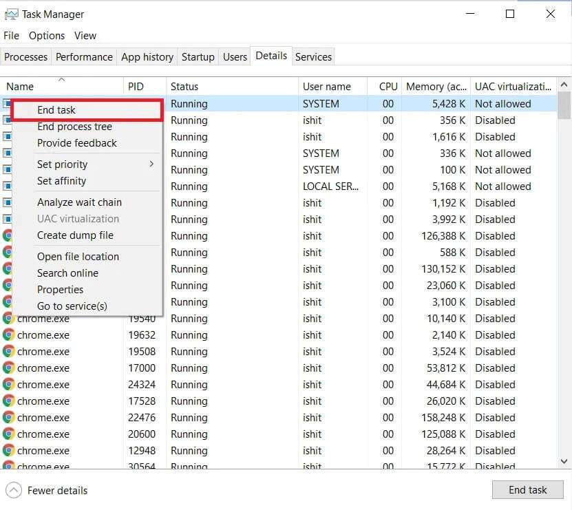 right-click-on-the-process-and-choose-end-task--831x741 كيفية إصلاح برنامج Elara الذي يمنع إيقاف التشغيل