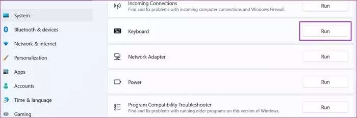 run-windows-troubleshooter_935adec67b324b146ff212ec4c69054f-700x232 أفضل 9 طرق لإصلاح عدم عمل لوحة المفاتيح في Windows 11