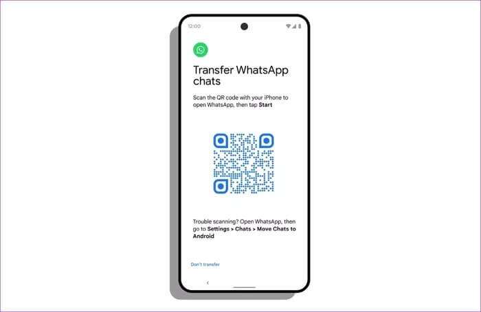 scan-QR-code-to-transfer-whatsapp-chat_935adec67b324b146ff212ec4c69054f-700x455 كيفية نقل دردشة WhatsApp من iPhone إلى Android
